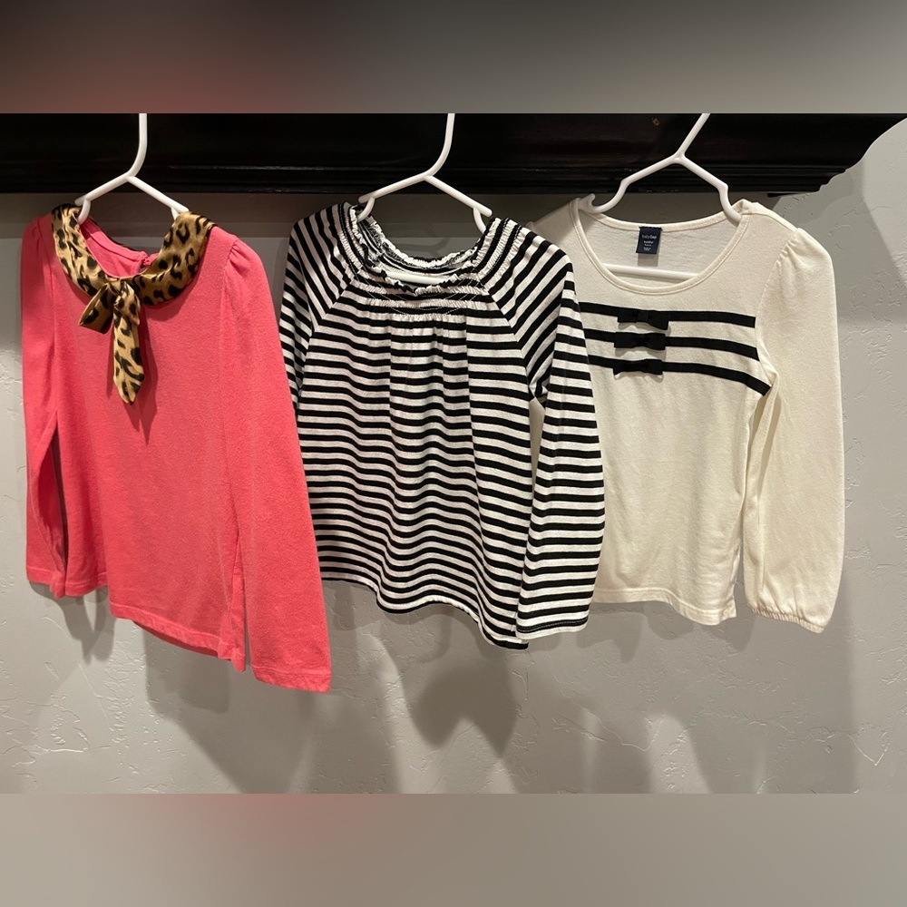 Baby gap girls Tops (3) size 4T retail $60